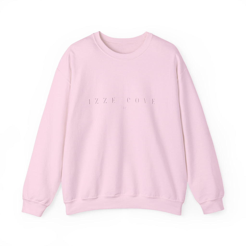 Izze Cove Crewneck Sweatshirt - Minimal Coastal Logo Pullover