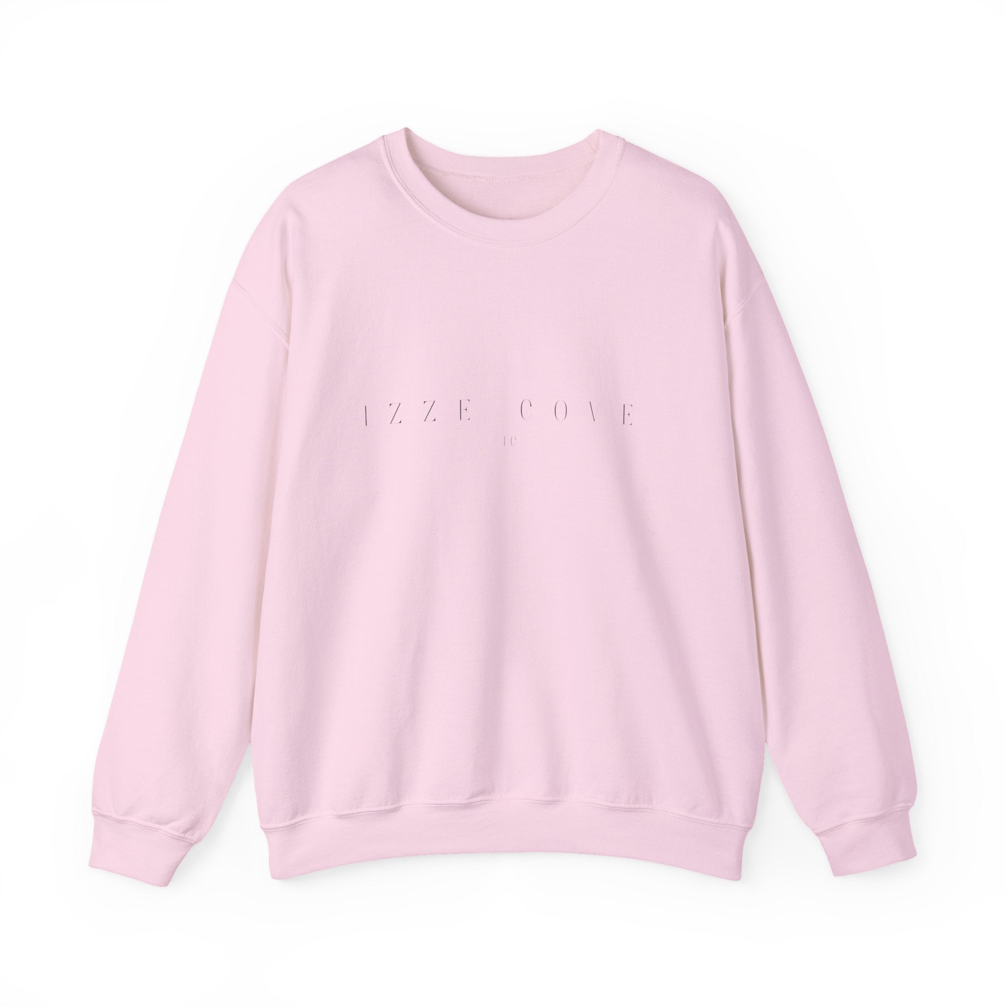 Izze Cove Crewneck Sweatshirt - Minimal Coastal Logo Pullover
