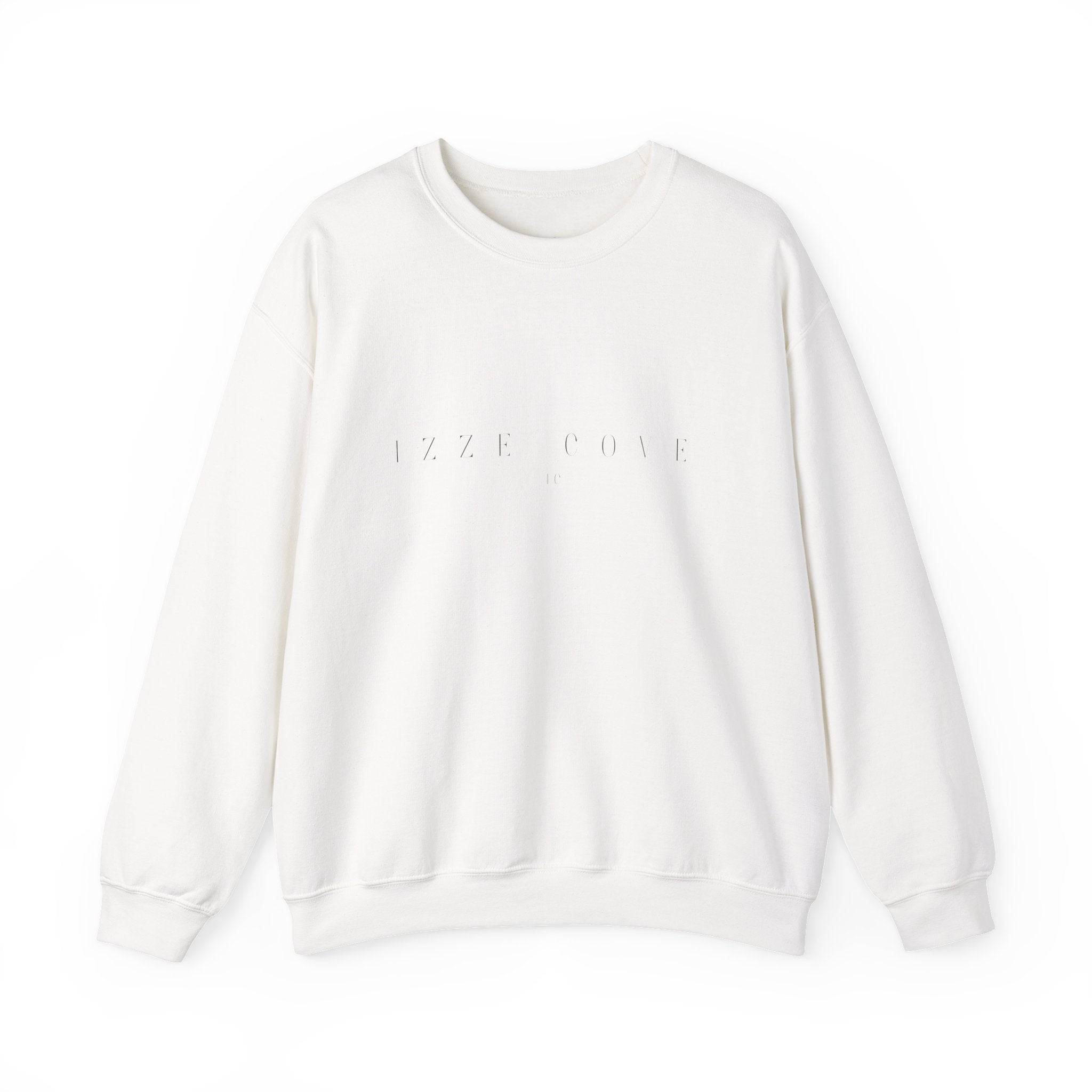 Izze Cove Crewneck Sweatshirt - Minimal Coastal Logo Pullover