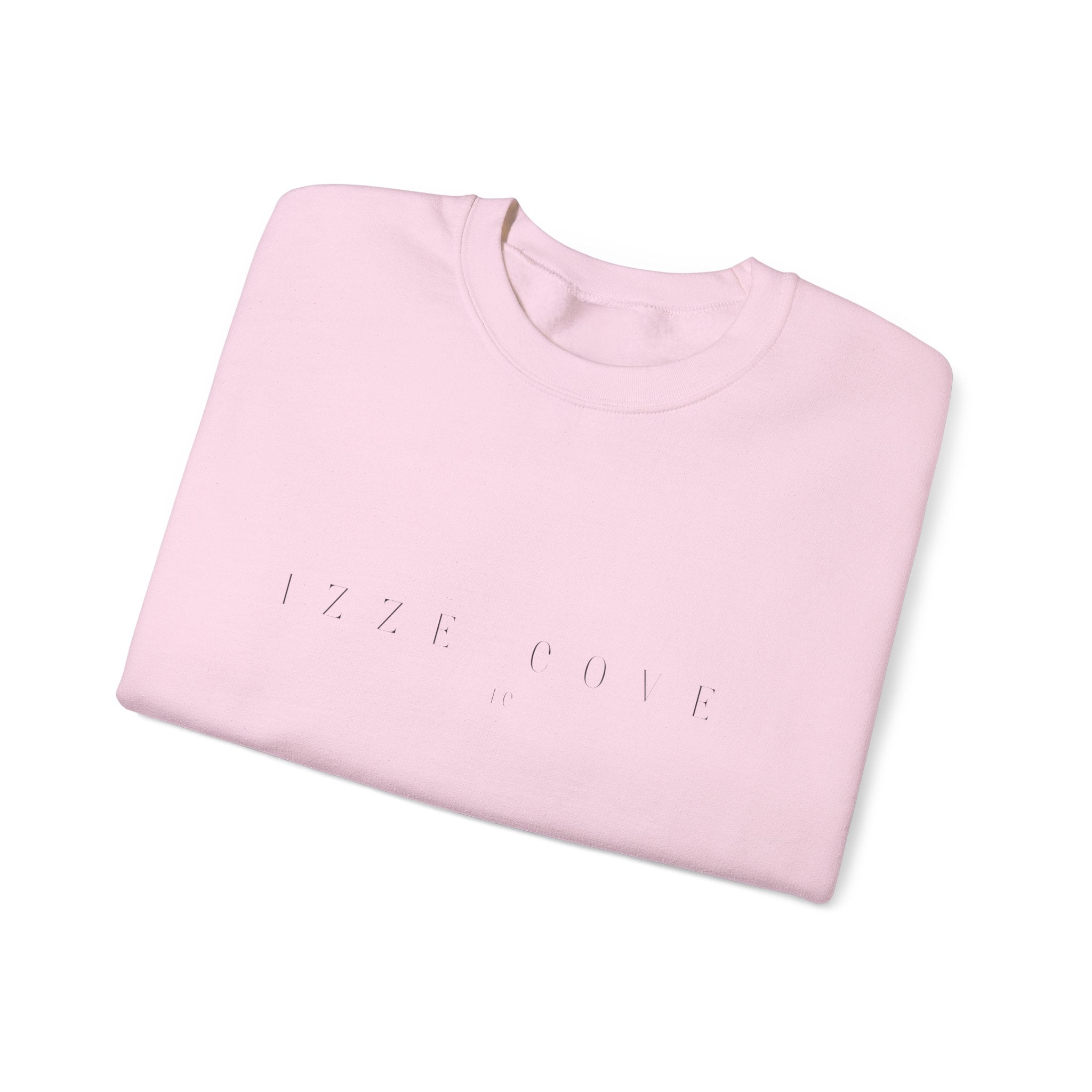 Izze Cove Crewneck Sweatshirt - Minimal Coastal Logo Pullover