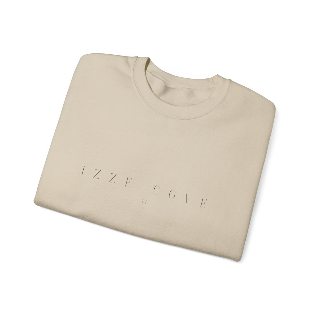 Izze Cove Crewneck Sweatshirt - Minimal Coastal Logo Pullover