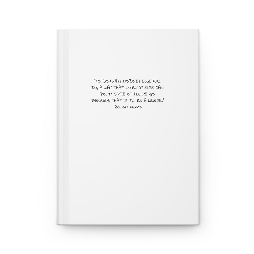 Hardcover Journal — Minimalist Inspirational Quote Notebook