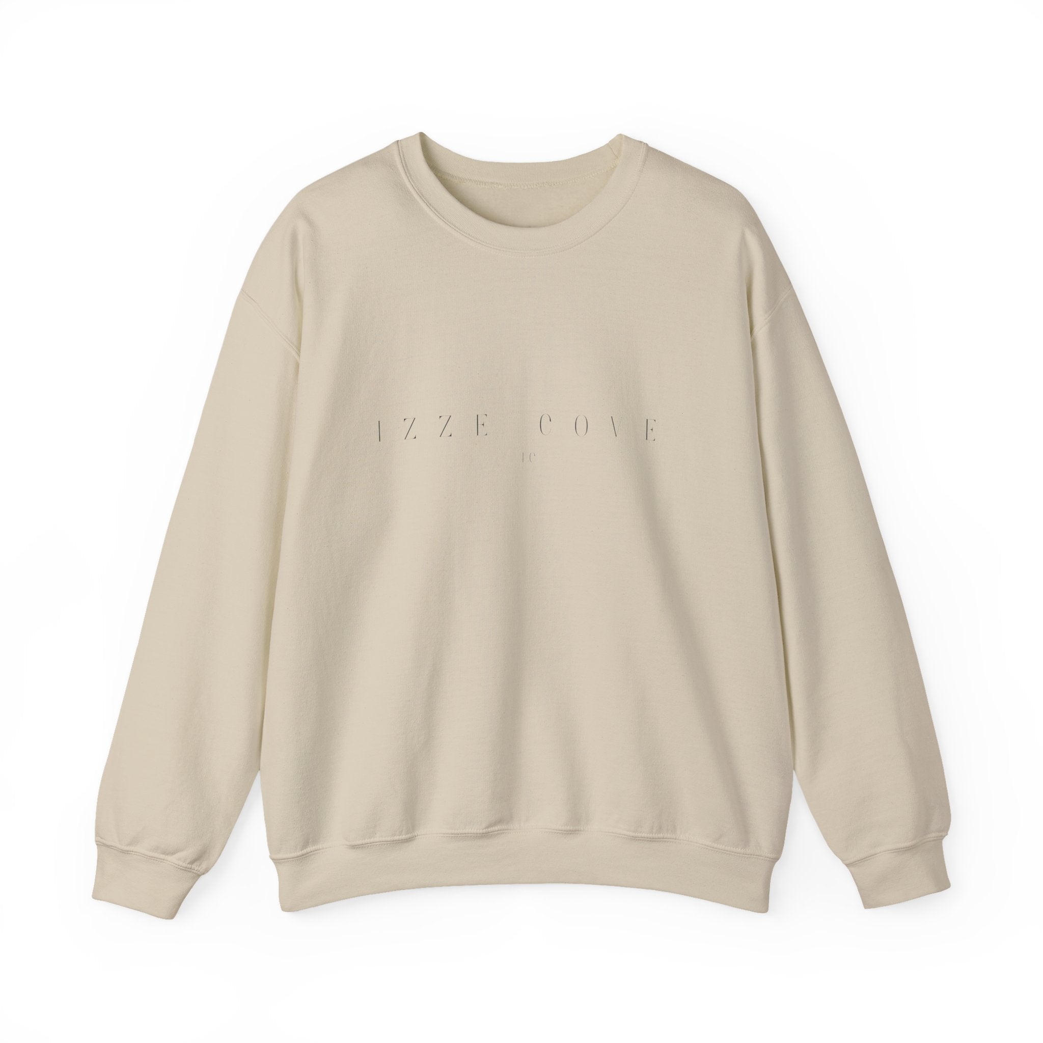Izze Cove Crewneck Sweatshirt - Minimal Coastal Logo Pullover