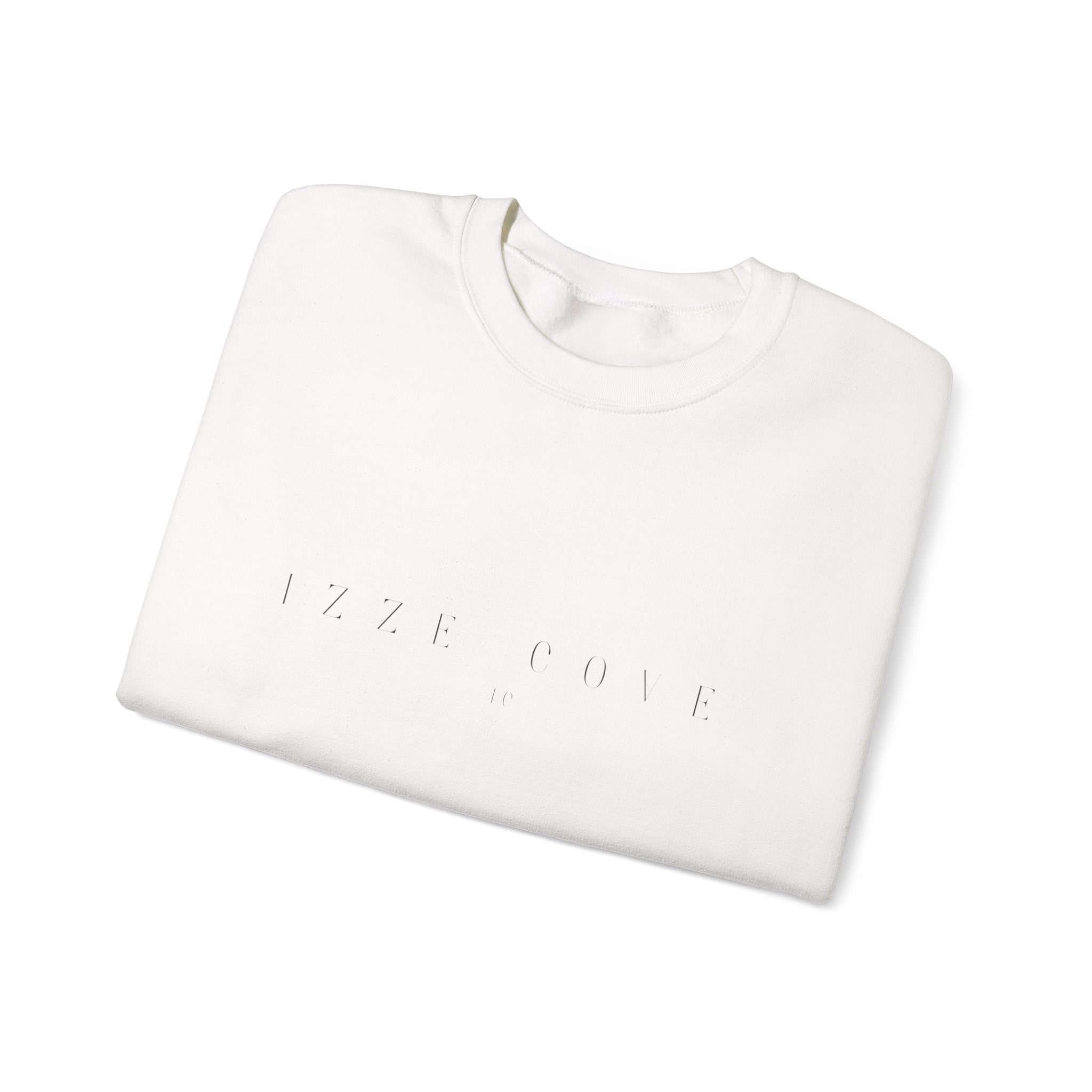 Izze Cove Crewneck Sweatshirt - Minimal Coastal Logo Pullover